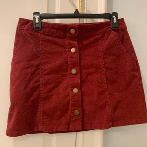 Altar’d state maroon skirt